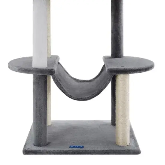Sam's Pets Submarine 60" Gray Hard Box Cat Tree image {5}