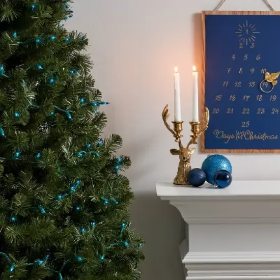 100ct Incandescent Smooth Mini Christmas String Lights with Green Wire - Wondershop&trade; image {1}