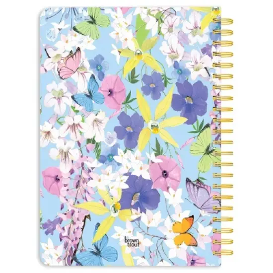 Browntrout 2024 Weekly/Monthly Planner 7.5"x7.125" Turnowsky House Flower Shop Foiled image {1}