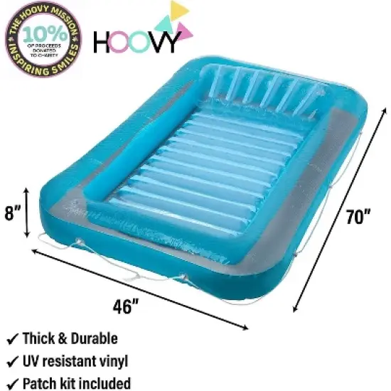 Inflatable Tanning Pool Lounge Float | Tanning Pool Float | Personal Pool Lounger | Tanning Pool with Pillow | Inflatable Tanning image {6}