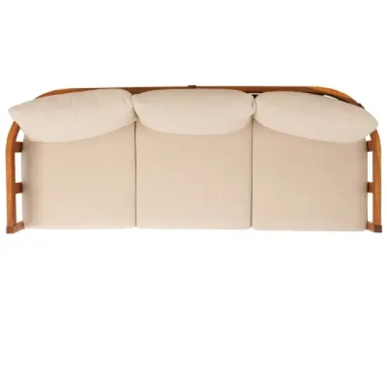 Owen 3 Seater Sofa - Indoor/Outdoor - PAT7091 - Natural/Taupe - Safavieh image {7}
