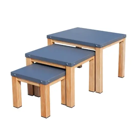 Moda Furnishings Square 27.56'' L x 27.56'' W Outdoor Side Table image {3}