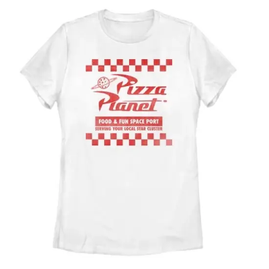 Women's Toy Story Pizza Planet Uniform T-Shirt image {3}
