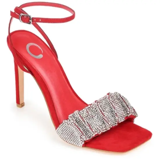 Journee Collection Womens Arlette Tru Comfort Foam Open Toe High Stiletto Pumps image {12}