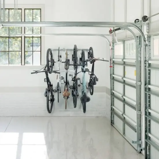 Delta Cycle 6 Bike Rail Garage Bike Wall Mount image {4}