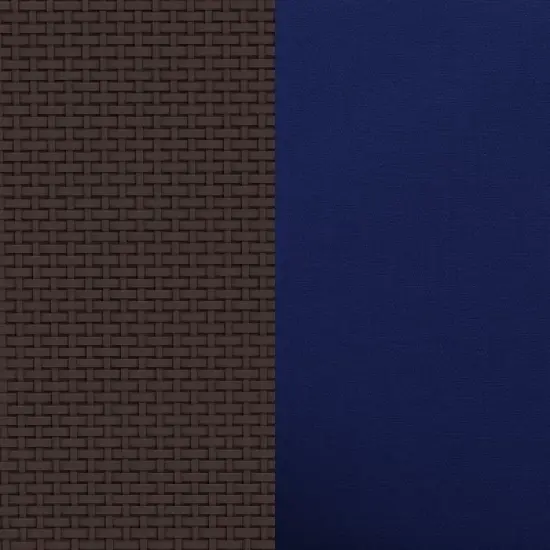 Flash Furniture Seneca Faux Rattan Loveseat with All-Weather Cushions image {9}