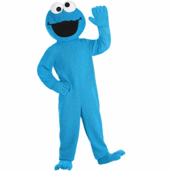 HalloweenCostumes.com Sesame Street Adult Cookie Monster Halloween Costume for Men and Women image {9}