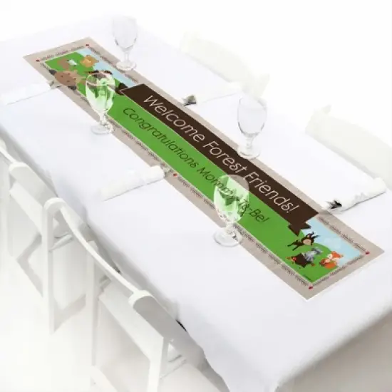 Big Dot of Happiness Woodland Creatures - Baby Shower Decorations Party Banner image {4}