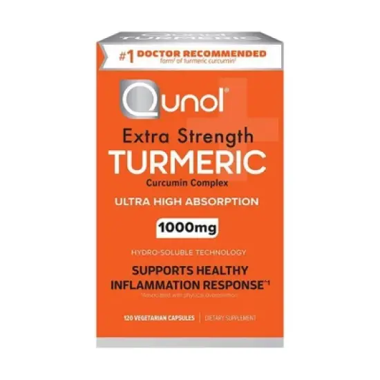 Qunol Extra Strength Turmeric 1000mg Capsules image {3}