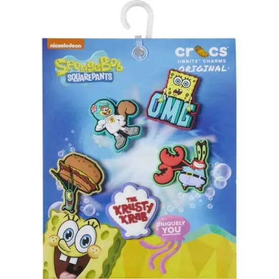 Crocs Jibbitz Spongebob Shoe Charms 5-Pack image {3}