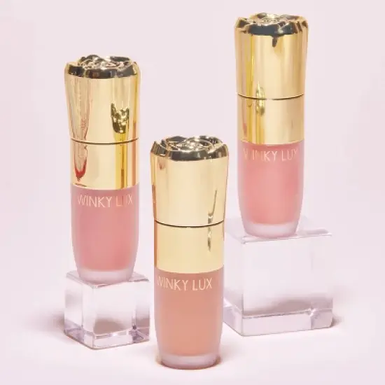 Winky Lux Cheeky Rose Liquid Highlighter - 0.21 fl oz image {7}