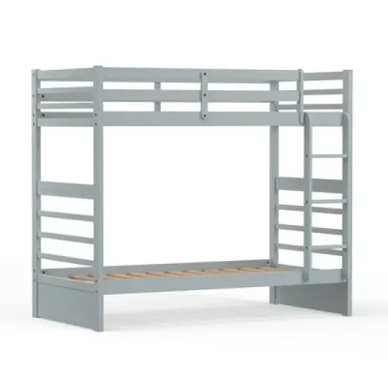 Glenwillow Home Plana Solid Wood Bunk Bed image {2}