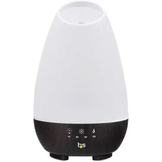 HealthSmart 500ML Essential Oil Diffuser for Large Rooms, Cool Mist Humidifier and Aromatherapy Diffuser, Adjustable Timer, Mist Mode and 7 LED Light image {3}