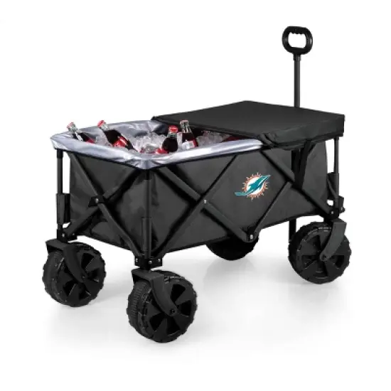 NFL Miami Dolphins All Terrain Portable Utility Wagon image {1}