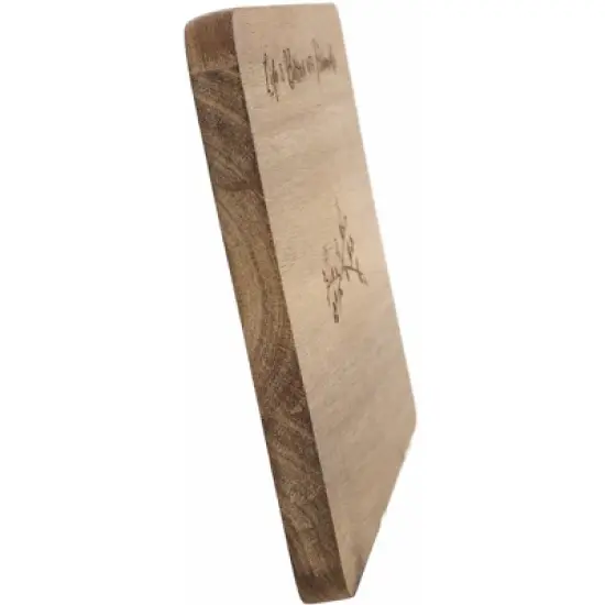 Pavilion Gift Company - Life Is Better With Friends - Birds 7 x 9 Inch Cutting Cheese Board, Set Of 4 Forks With Debossed Text image {5}