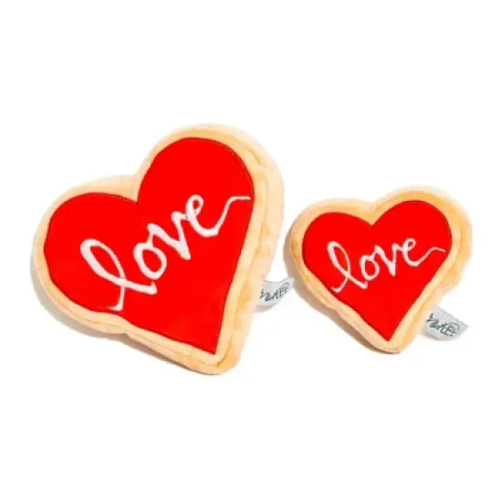 Midlee Red Heart Love Sugar Cookie Plush Toy image {1}