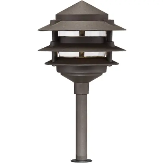 John Timberland Pagoda-Spotlight Bronze 8-Piece LED Landscape Light Kit Set image {1}