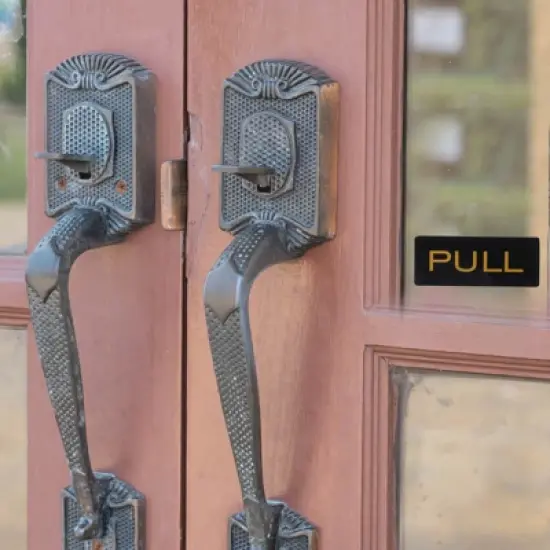 Unique Bargains Acrylic Self-Adhesive Decor Home Push Pull Door Sign 3 Pairs image {3}