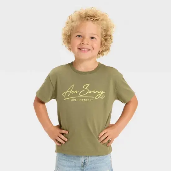 Grayson Mini Toddler Boys' Golf T-Shirt - Green image {4}