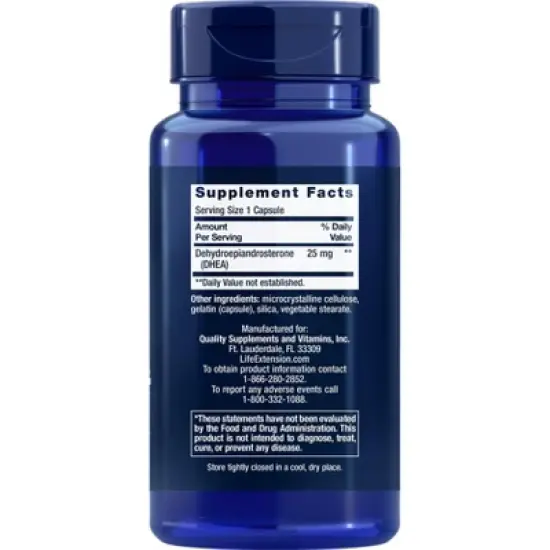 DHEA 25mg by Life Extension  -  100 Capsule image {1}