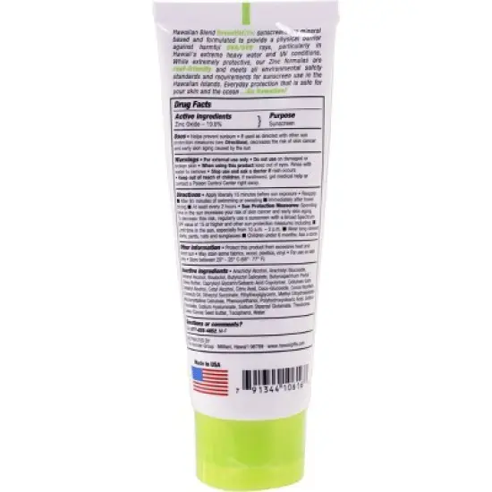 Hawaiian Blend Essential Zinc Sunscreen - SPF 50 - 3 fl oz image {2}
