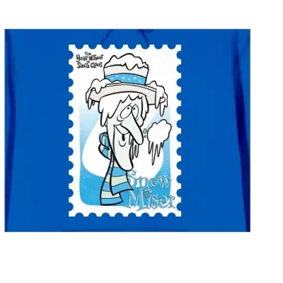 The Year Without Santa Claus "Snow Miser" Men's Royal Blue Graphic Hoodie image {1}