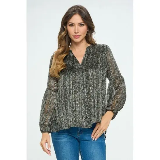 WEST K Women's Caitlin Long Sleeve Blouse image {5}