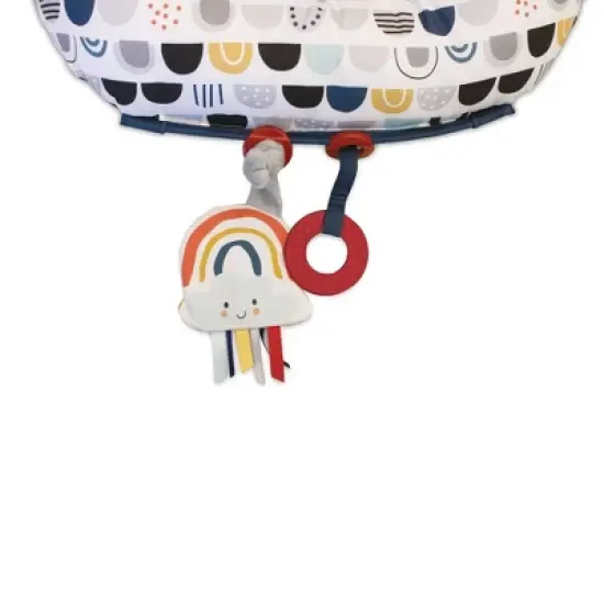 Boppy Tummy Time Prop Pillow - Black White Rainbow image {5}