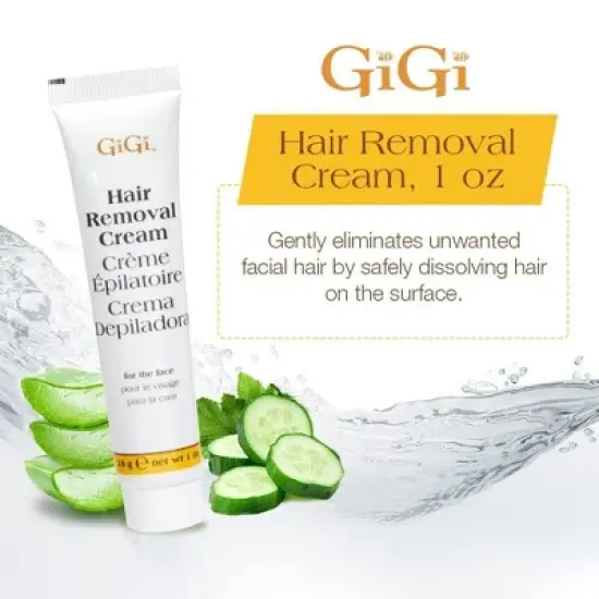 GiGi Hair Removal Cream For the Face (Original) 2 Piece Kit - (SET OF 2 PACKS TOTAL) image {2}