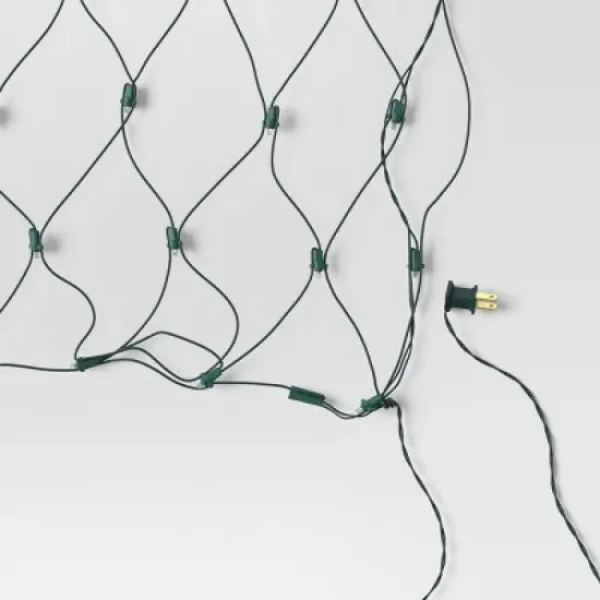 4'x6' Concave LED Christmas Net String Lights with Green Wire - Wondershop&trade; image {3}