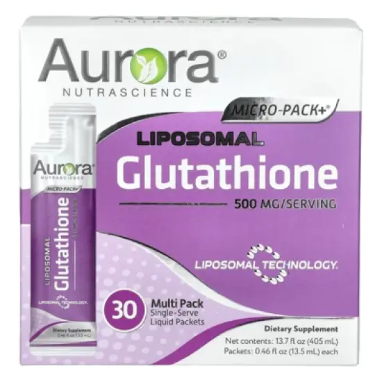Aurora Nutrascience Micro-Pack+&reg;, Liposomal Glutathione, 30 Packets, 0.46 fl oz (13.5 ml) Each image {3}