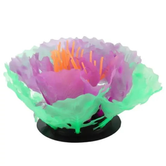 Unique Bargains Aquarium Silicone Simulation Coral Aquatic Plant Ornaments 2.36"x2.36" 1 Pc image {9}