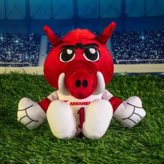 Bleacher Creatures Arkansas Razorbacks Big Red 8" Mascot Kuricha Sitting Plush image {3}