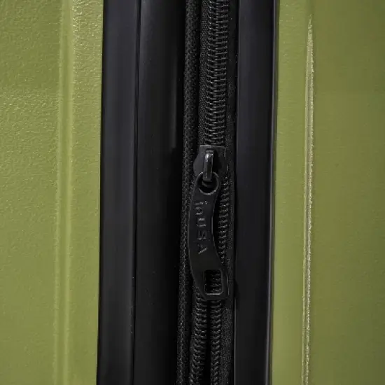 InUSA Aurum Lightweight Hardside Carry On Spinner Suitcase - Green image {13}