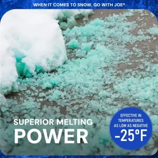 Blue Heat Ice Melt Pellets Deicer and Snow Removal for Driveway, 50 Pounds, BH50 image {3}