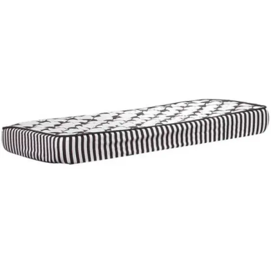 Bacati - Dots/Pin Stripes Black/White Large Dots Changing Pad Cover image {7}