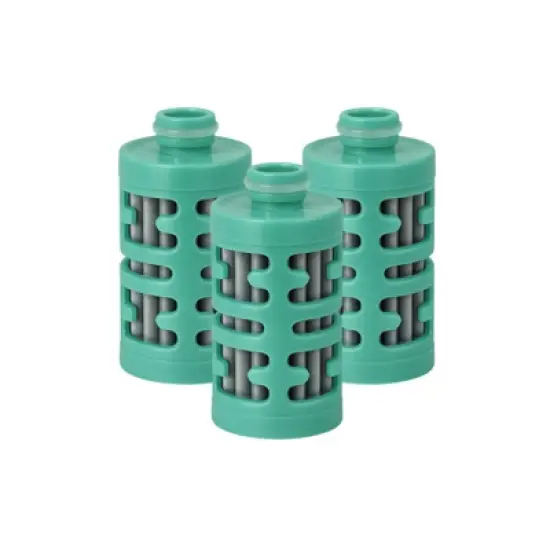 Nispira Activated Carbon Water Filter Replacement Compatible with Philips GoZero Adventure Water Bottle, 3 Pcs image {6}
