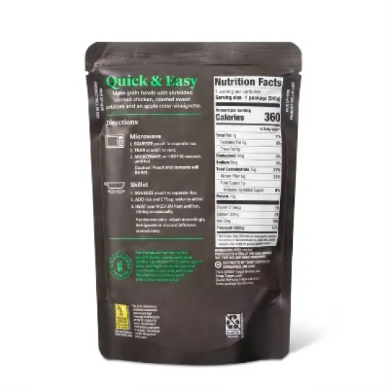 90 Second Cultivated Wild Rice Microwavable Pouch - 8.5oz - Good & Gather&trade; image {2}