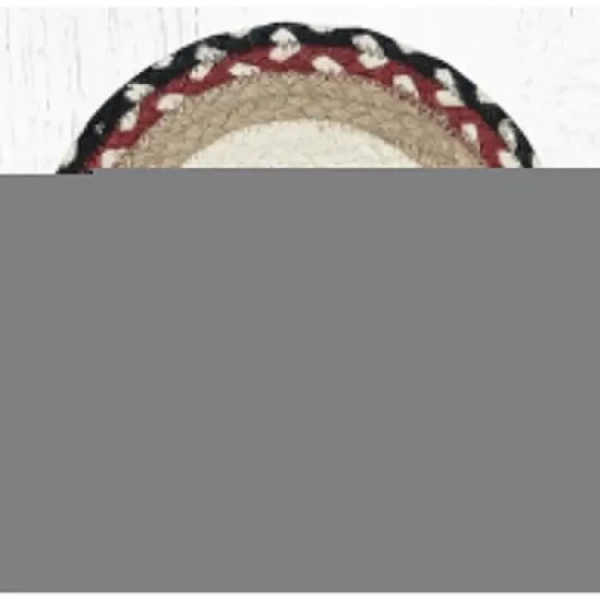 Earth Rugs Fresh Lobster Round Jute Trivet &ndash; 10"x10" Hand-Braided Rustic Coastal Kitchen Accent image {3}