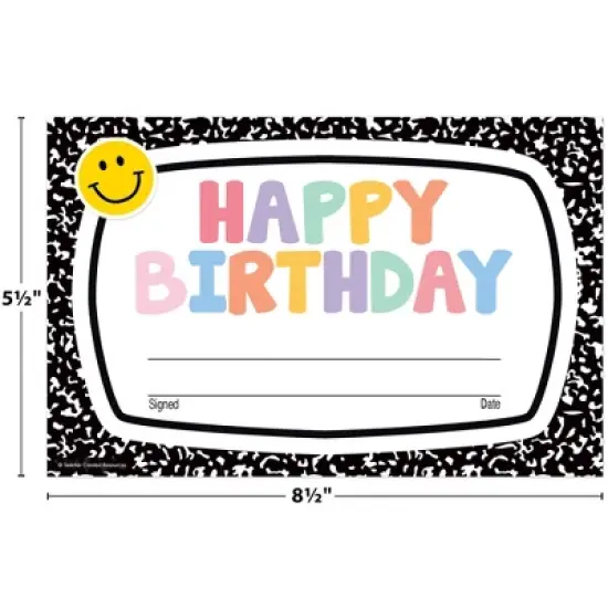Teacher Created Resources&reg; Cool for School Happy Birthday Awards, 30 Per Pack, 6 Packs image {2}