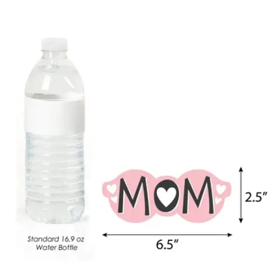 Big Dot of Happiness Baby Gender Reveal Glasses - Paper Card Stock Team Boy or Girl Party Photo Booth Props Kit - 10 Count image {3}