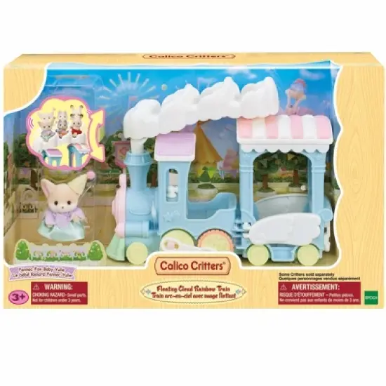 Calico Critters Floating Cloud Rainbow Train, Toy Train Vehicle for Dolls with Figure Included image {5}