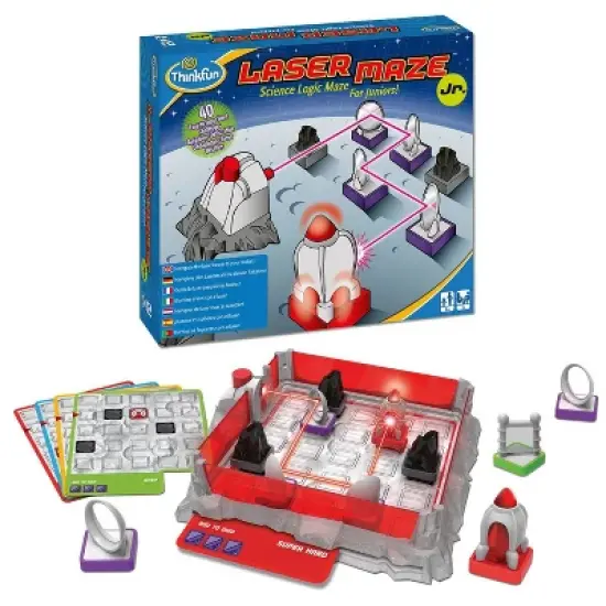 ThinkFun Laser Maze Jr Game: Educational Board for Creative Thinking & Problem Solving, 1 Player image {2}
