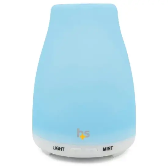 HealthSmart Essential Oil Diffuser, Cool Mist Humidifier and Aromatherapy Diffuser w/ 150ML Tank Ideal for Small Rooms, Adjustable Timer and Mist Mode image {4}