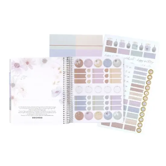 Erin Condren 2024 Planner 7"x9" Daily/Monthly Vertical Coiled Wildflowers image {10}