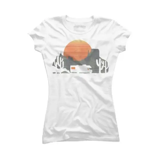 Junior's Design By Humans on the road By radiomode T-Shirt image {4}