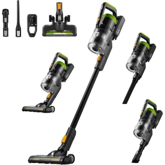 Eureka RapidClean Pro Cordless Vacuum Cleaner, Lightweight Stick Vacuum, Convenient Stick and Handheld Vac, Green, NEC285GR image {9}