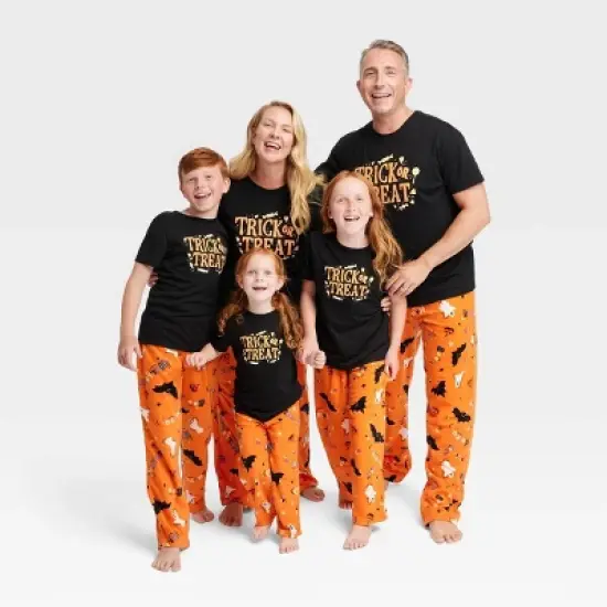 Baby Halloween Matching Family Pajama - Hyde & EEK! Boutique&trade; Orange image {3}