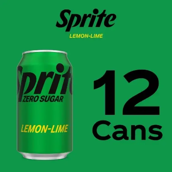 Sprite Zero Soda - 12pk/12 fl oz Cans image {5}