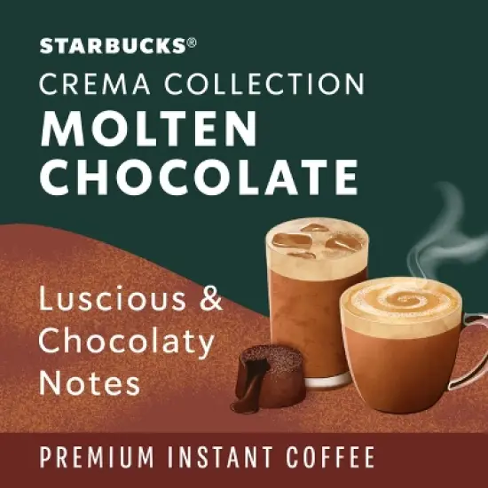 Starbucks Crema Collection Molten Chocolate Premium Instant Coffee - 21.36oz/3ct image {3}